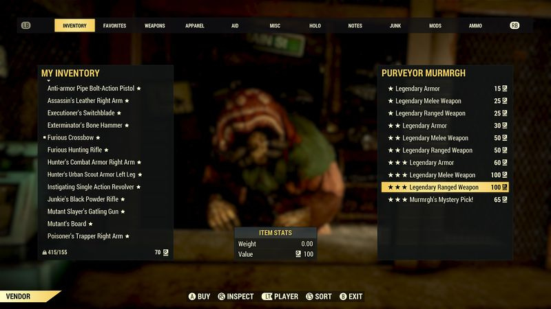 Kuinka käydä kauppaa Fallout 76:lla