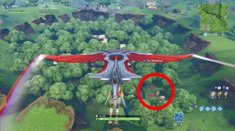 fortnite klovnebrett støvete divot