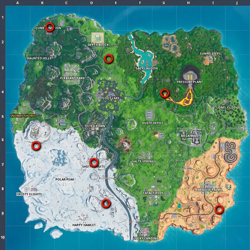 Fortnite förlorade sprayburkar