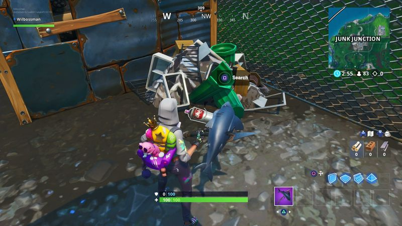 Fortnite förlorade sprayburkar