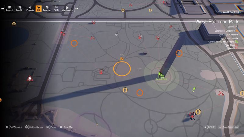 Maschere di The Division 2 - Luoghi delle tombe
