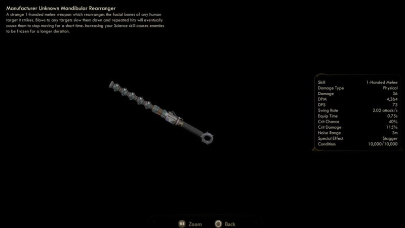 De wetenschappelijke wapens van de buitenwereld Scylla Mandibular Reranger