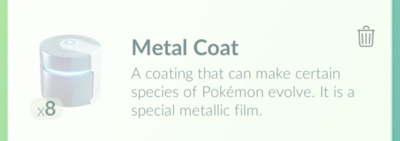 Cappotto di metallo di Pokemon Go
