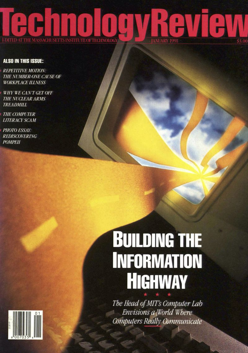 Couverture de Tech Review - janvier 1991