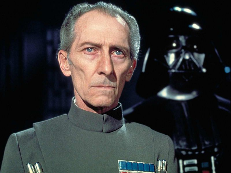 Photo de Peter Cushing dans le rôle du Grand Moff Tarkin