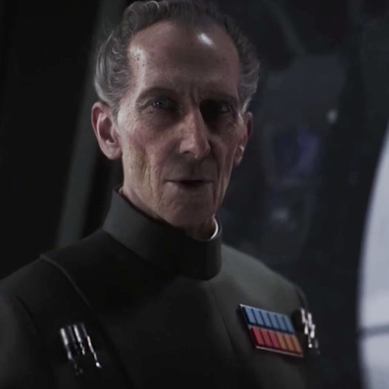 Photo de CGI créé Peter Cushing comme Grand Moff Tarkin