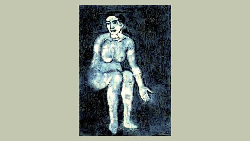 Bild eines wiederhergestellten Picasso-Gemäldes