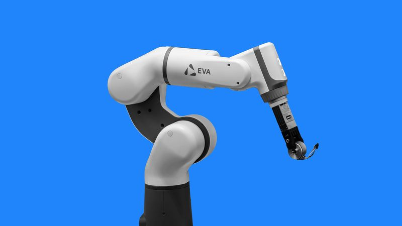 Une photo du bras du robot Eva