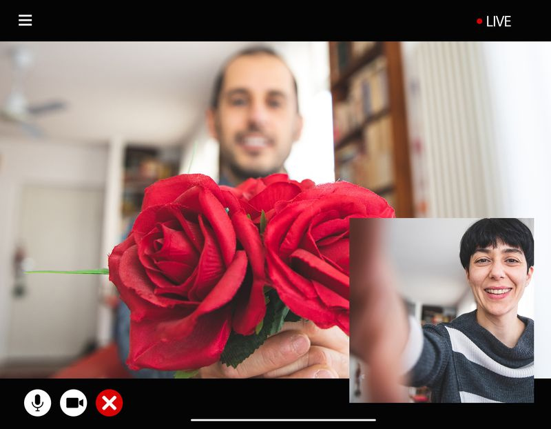 se fiancer sur Zoom