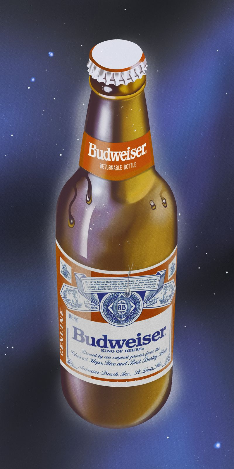 Budweiser Bierflasche