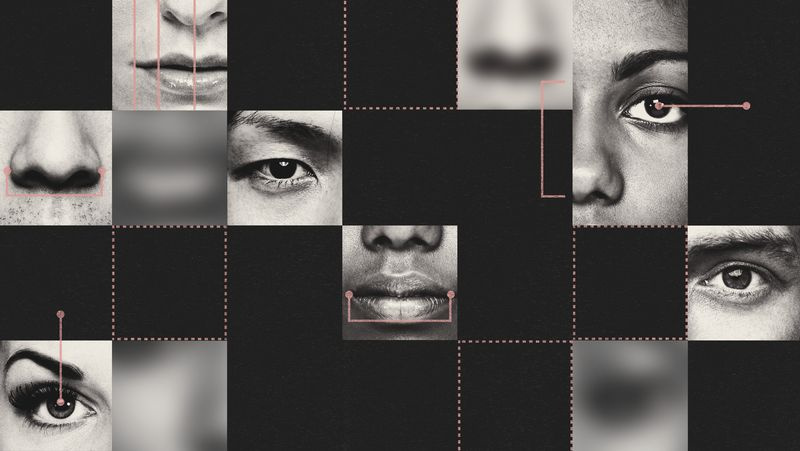 illustration conceptuelle montrant de nombreuses cultures de visages différents