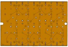 une plaque fluidique micro-usinée