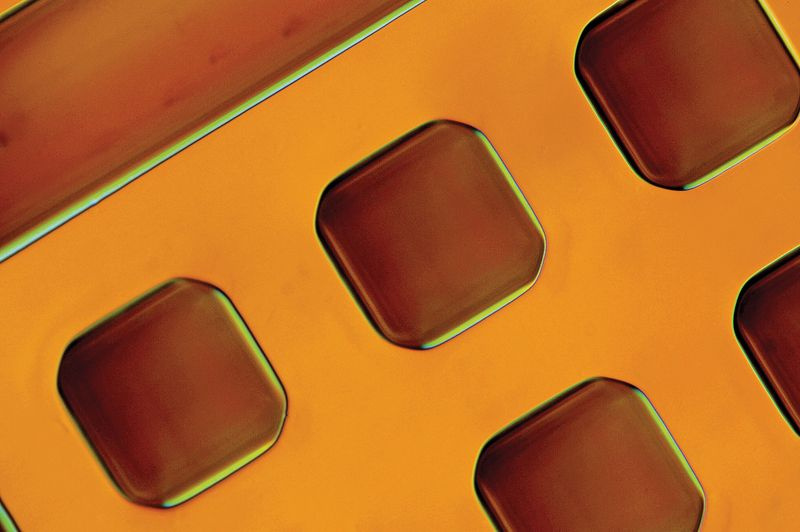 Image de la grille orange agrandie