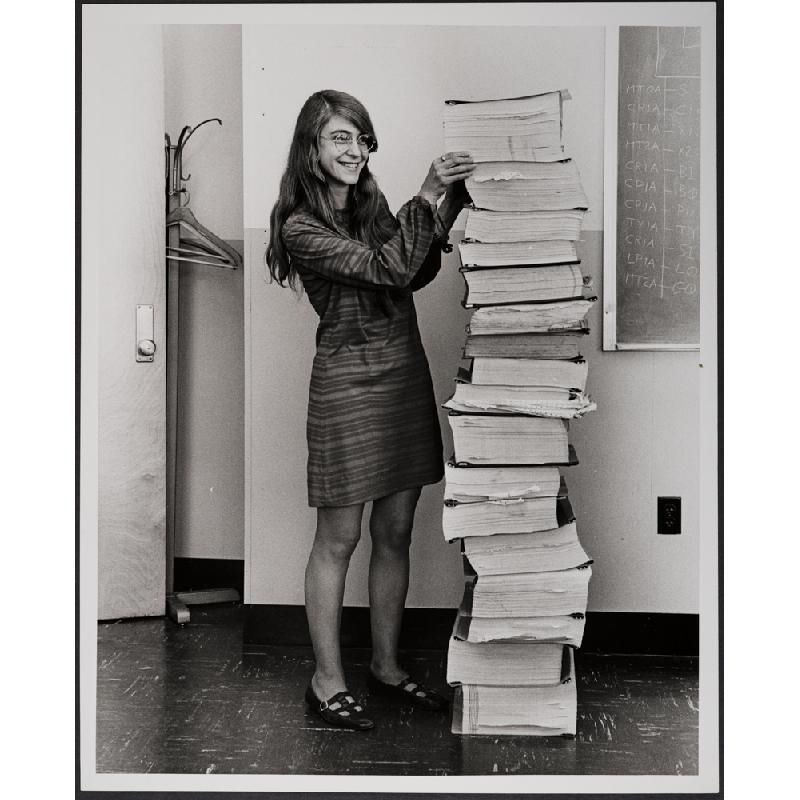 Hamilton avec le code Apollo, 1969.