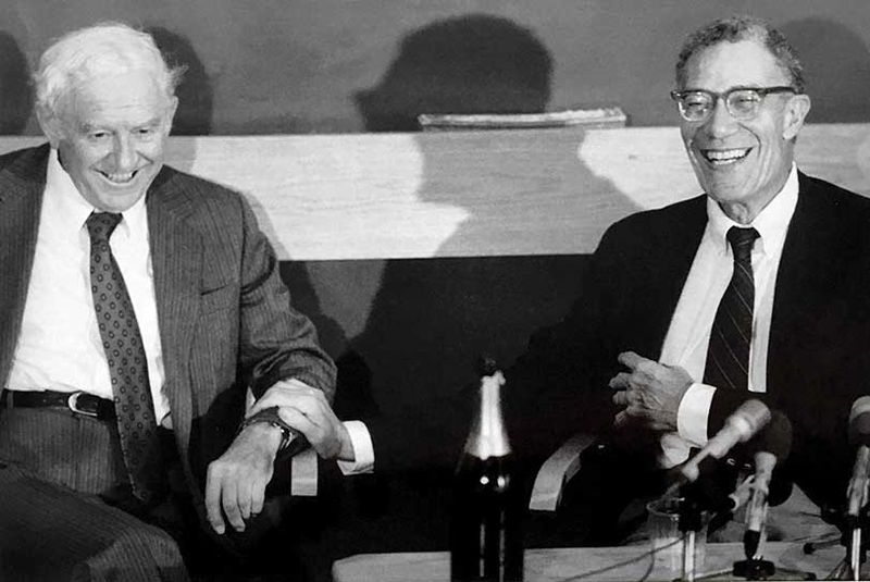 Photo de Robert Solow en 1987