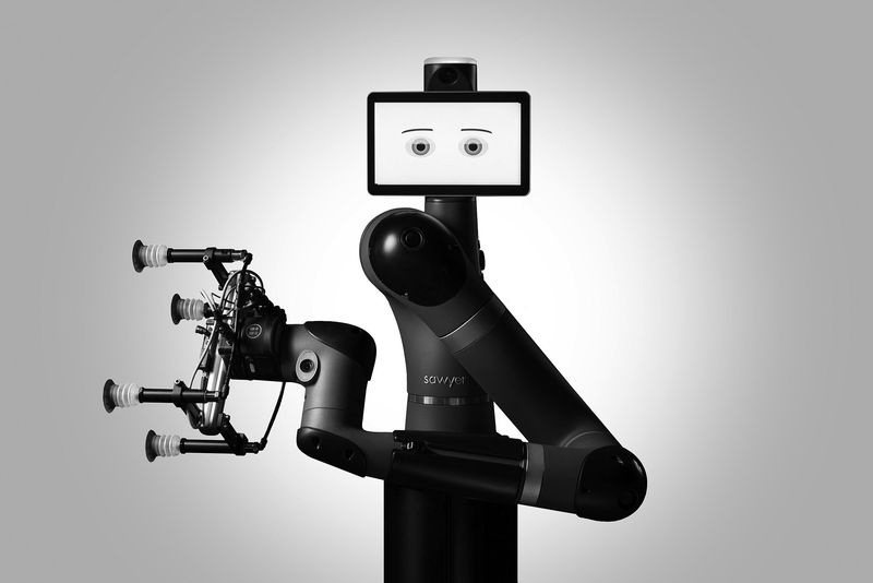 Le robot Sawyer de Rethink Robotics.