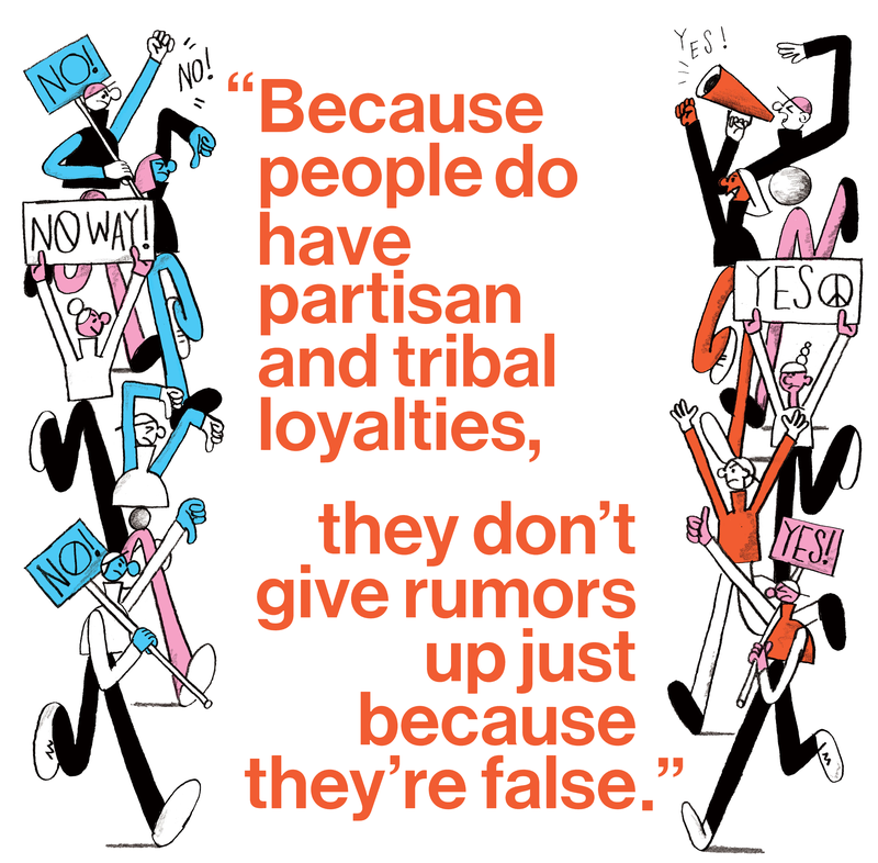 Illustration de piqueteurs adverses avec citation