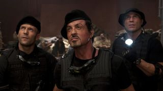 Jason Statham ja Sylvester Stallone The Expendablesissa