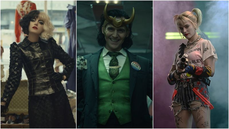 Crudelia, Loki e Harley Quinn