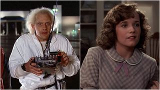Christopher Lloyd og Lea Thompson i Back to the Future