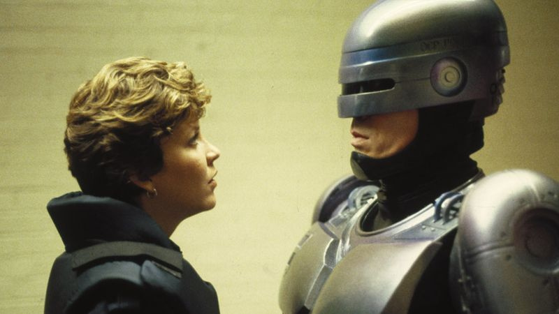Peter Weller og Nancy Allen i RoboCop (1987)
