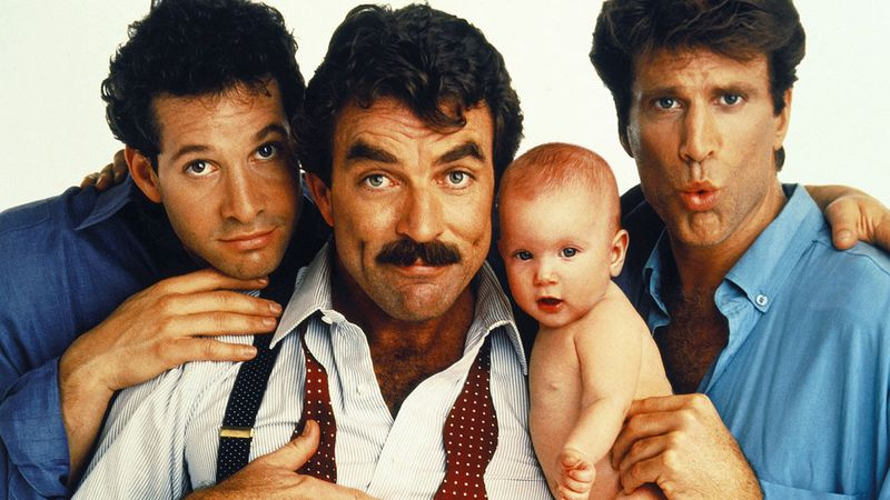 Tre menn og en baby omstart