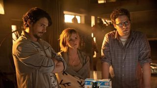 James Franco, Emma Watson og Seth Rogen i This is the End