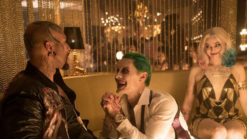 Jared Leto en Margot Robbie in Suicide Squad