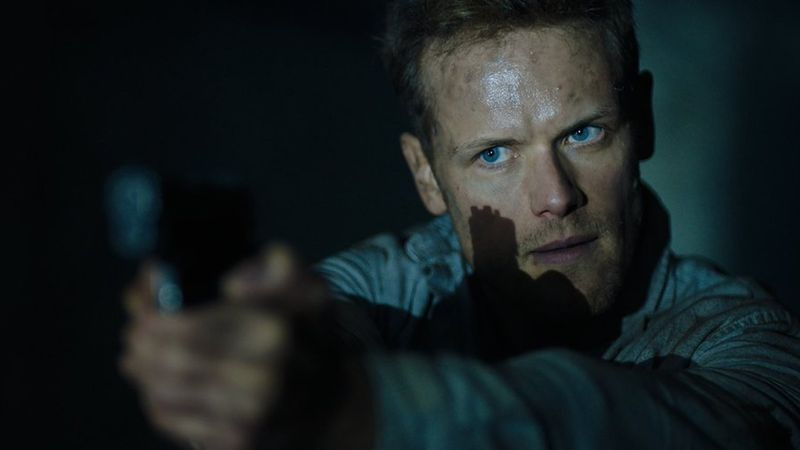Sam Heughan i SAS Red Notice
