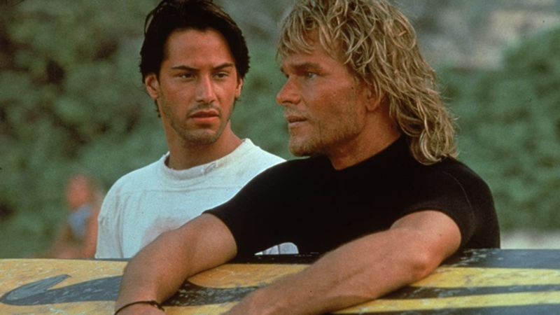 Patrick Swayze og Keanu Reeves i Point Break
