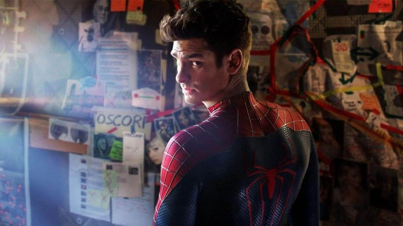 Andrew Garfield nel ruolo di Spider-Man