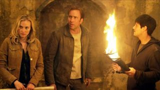 Nic Cage en Diane Kruger in National Treasure.