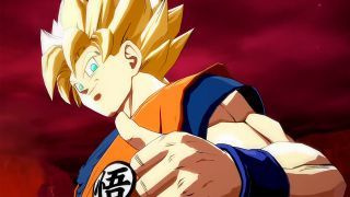 Goku giver en thumbs-up i Dragon Ball FighterZ.