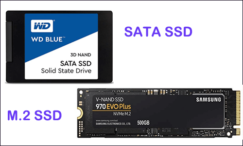   SSD SATA e SSD M.2