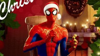 Et skud fra Spidey Bells på Spider-Man: Into the Spider-Verse julealbum