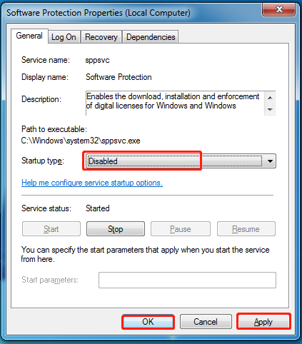softwarebeveiliging uitschakelen