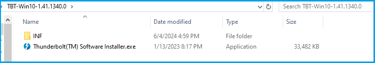   Thunderbolt-hulpprogramma voor firmware-update