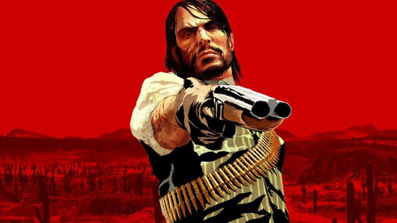 Kunst van John Marston uit Red Dead Redemption.