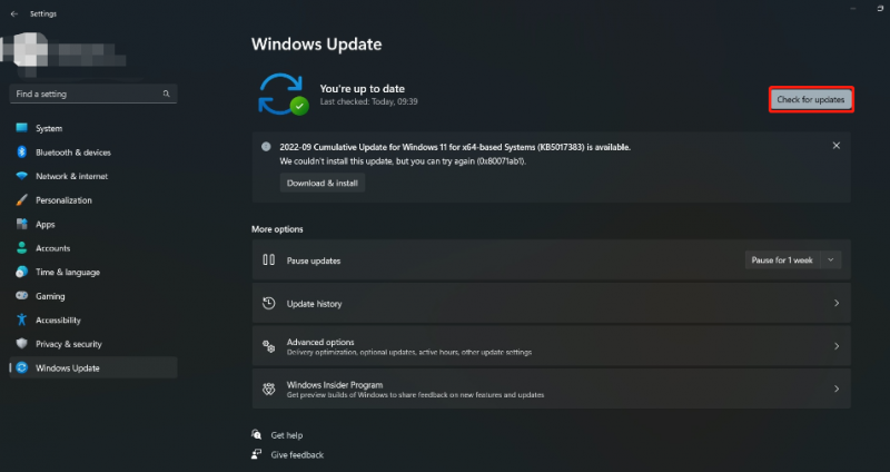   installare manualmente KB5017383 su Windows 11