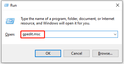 åbne Local Group Policy Editor