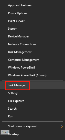 åbne Task Manager