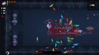 Een kleurrijke, bloederige screenshot van de game
