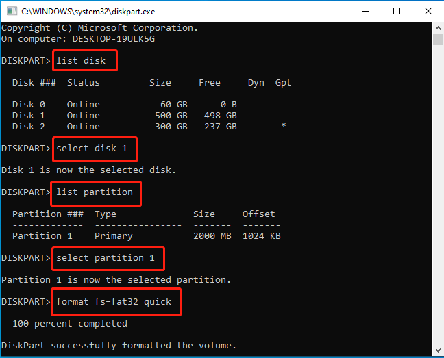   Diskpart kullanarak BitLocker sürücüsünü biçimlendirin