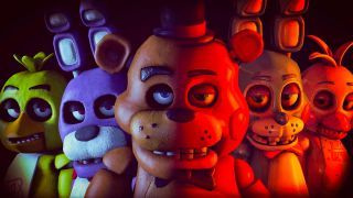 De gezichten van Freddy en co leren de camera in