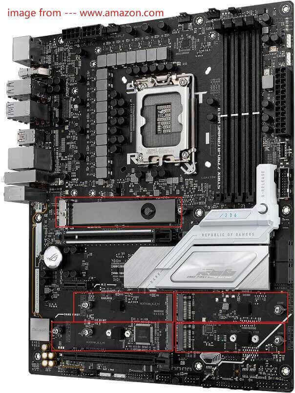  scheda madre con più slot SSD
