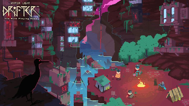 Een Hyper Light Drifter tafelblad-RPG is onderweg, en het is