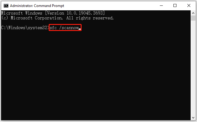   scan systemfiler