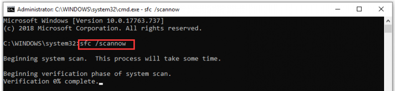  esegui la scansione SFC su Windows 10