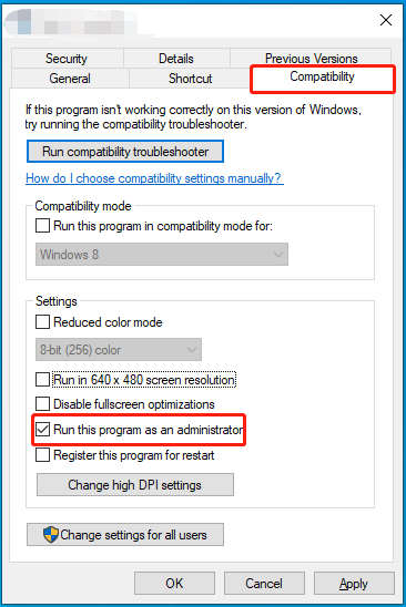   esegui MW2 come amministratore