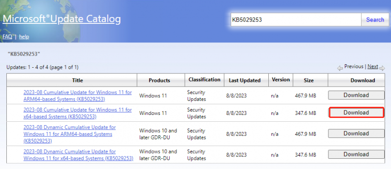 KB5029253 downloaden